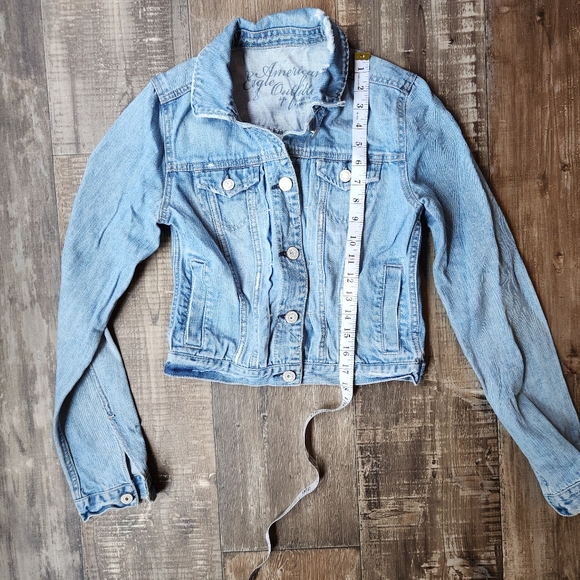 American Eagle Outfitters crap jean jacket Size Small - Picture 5 of 7